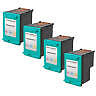 4PK DI TriColor C9363WN Ink Replacement for HP97 Deskjet 6940 5940 DesignJet