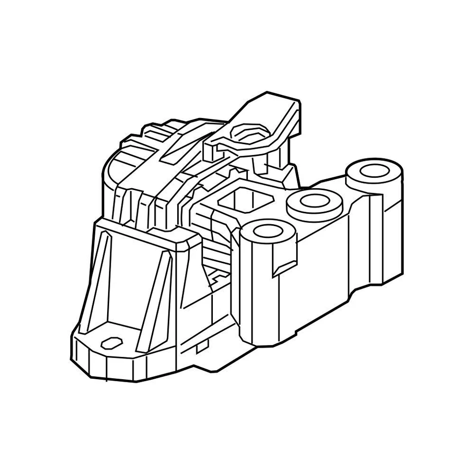 Aislador de montaje de motor de pasajero Mopar original OEM para Jeep Compass 2020-2021 Foto 3 de 3