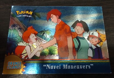 Pokemon Orange Islands Navel Maneuvers Foil Holo Card