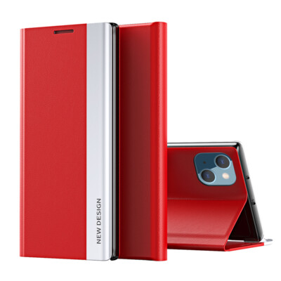 For iPhone 16e/15/14/13/12/11 SE 8 Slim PC Leather Flip Case Stand Phone Cover