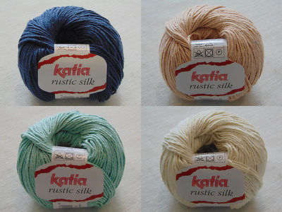 RUSTIC SILK   - Katia -   50g  -  Garn (100Gr/4,00 )
