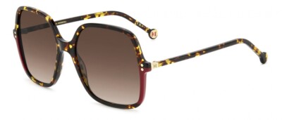 NEW Carolina Herrera CH HER0244 Sunglasses 0O63 HAVANRED 100% AUTHENTIC