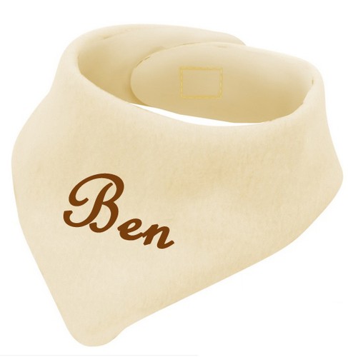Baby Fleece Halstuch mit Namen bestickt Dreieckstuch personalisiert Schal Tuch - Bild 4 von 4