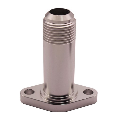New Aluminum 12AN Extended Turbo Drain Fitting For T3/T4 Turbochargers Flange - Picture 8 of 11