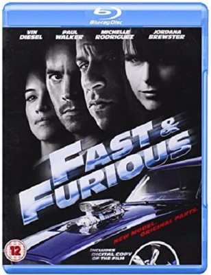 Fast And Furious Blu-Ray + Digital Copy Dvd Vin Diesel New </span> (5050582702361)