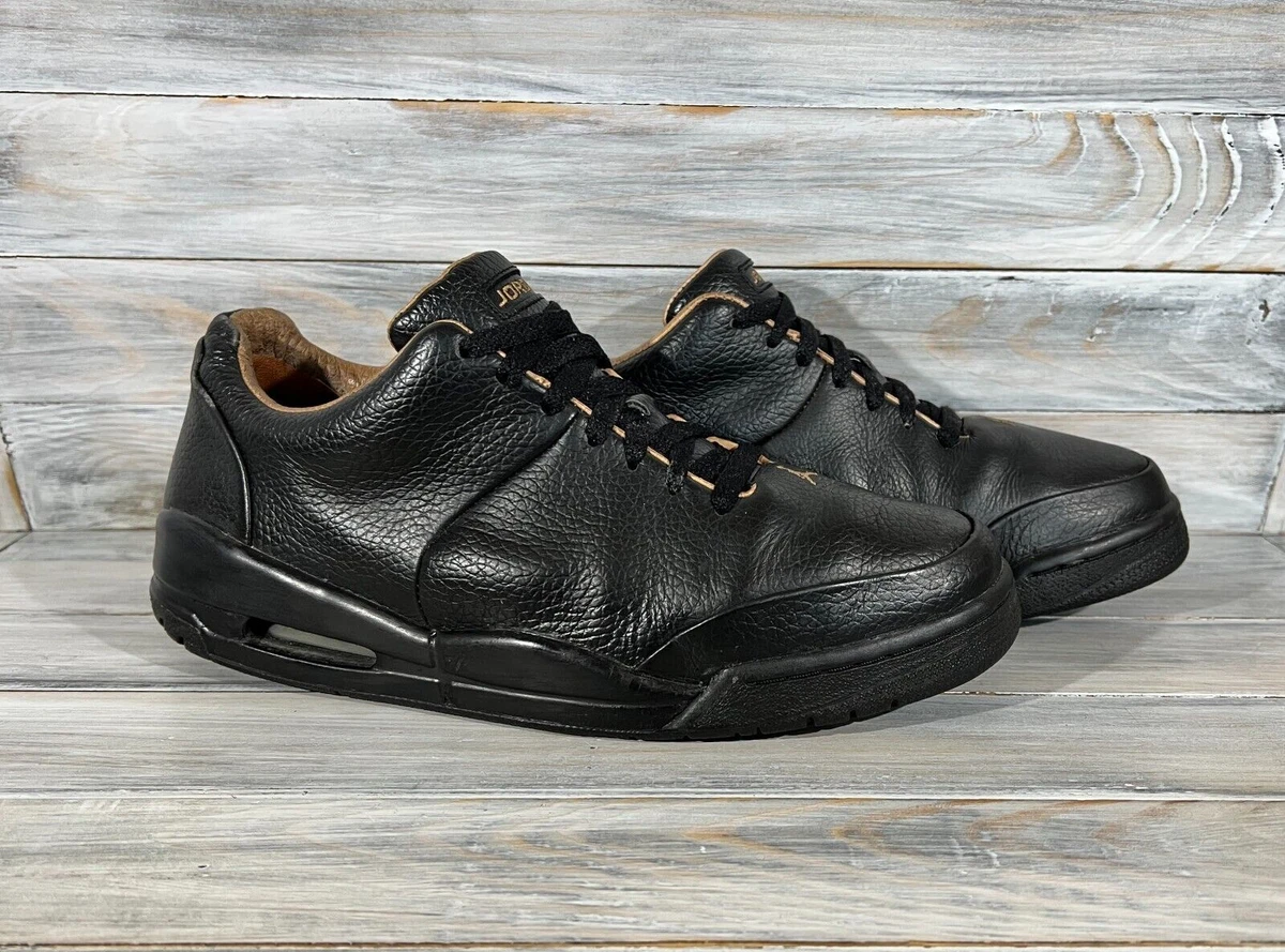 Nike Air Jordan Classic 23 Men s Black Leather Low Top Sneakers