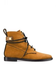 Stuart Weitzman Ryder Suede Lace Up Bootie Size US 8.5 W New In Box $598