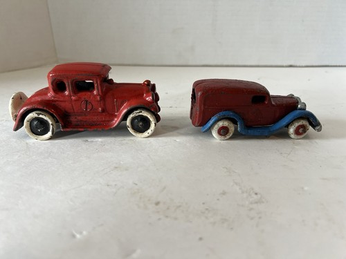2 Antique Cast Iron Toy Cars | eBay