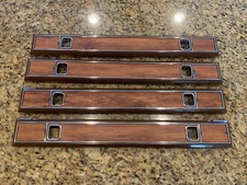 New Set 4 86 87 88 89 90 Caprice Door Panel Pull Strap Screw Cover Wood Trim