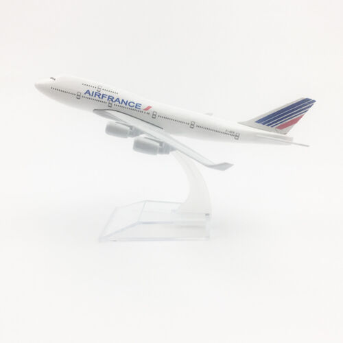 ✈️16cm 1:400 AIR France airplane model B747 airplane model gift collection - Picture 1 of 7