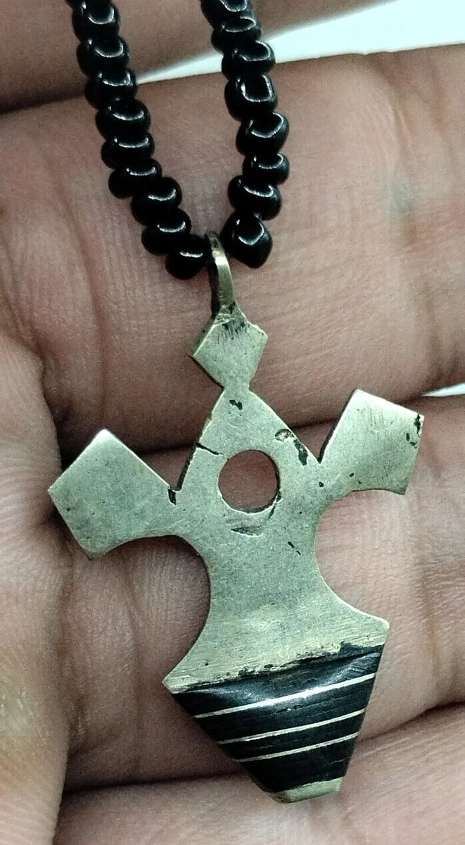 Vintage African Tuareg Berber Necklace Bohemian Norse Pendant