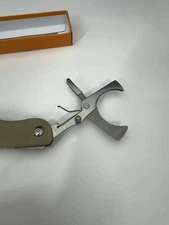 Gurkha Folding Cigar Scissors With Pocket Clip - New