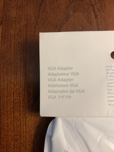 Apple VGA Adapter Model A1368 White - New & Genuine Apple - Afbeelding 4 van 6
