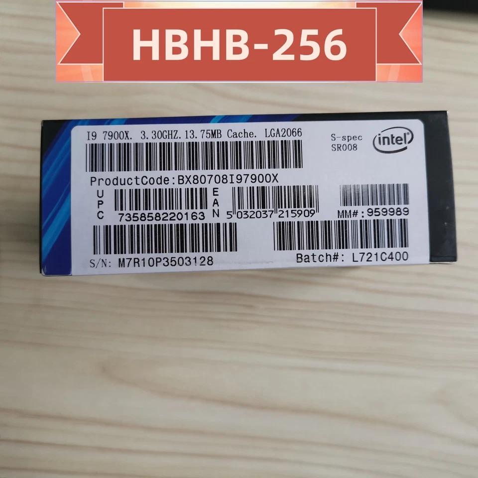 New SR3L2 Intel Core I9-7900X LGA2066 3.3GHz 13.75MB Ten Core 140W CPU Processor - Image 3 of 4