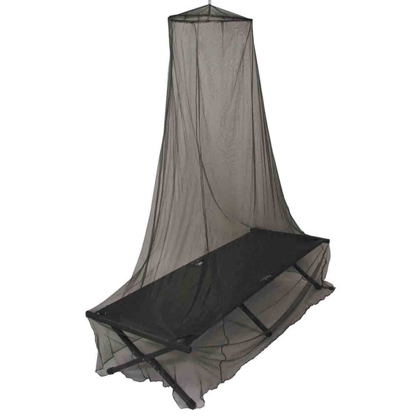 Moskitonetz FüR Einzel-Bett Oliv MüCkenschutz Schlafen Urlaub Camping Outdoor-image