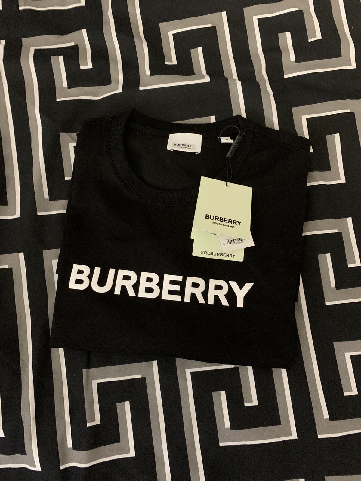 Burberry Mens T Shirt Black New eBay
