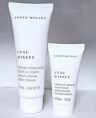 L'Eau d'Issey by Issey Miyake 2.5 Body Cream & 1.0 oz Shower Cream Same As Pic
