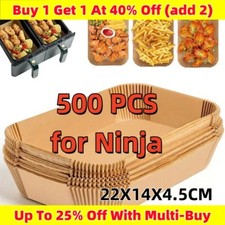 500X Air Fryer Liners Disposable Paper Liners Non-Stick Parchment for Dual Ninja