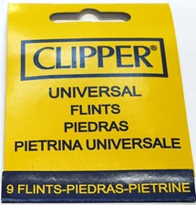 Clipper Flints For Clipper and Other Flint Operated Lighters - Pack of 9 Flints