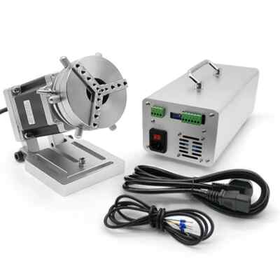 Fiber Laser Marking Machine Ring Jewelry Rotary Axis 90 Degree Angle Adjust