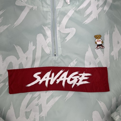 Prime Threads 'SAVAGE' 1/4-zip Windbreaker/Jacket - Adult size XLarge - Picture 2 of 9