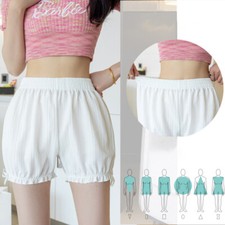 Womens Underwear Frilly Pettipants Bloomers Half Pants Safety Shorts Bottoms