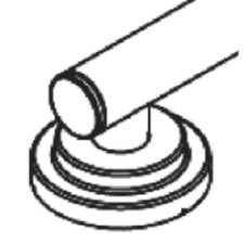 Moen YG0724BL Iso 24" Grab Bar, Matte black