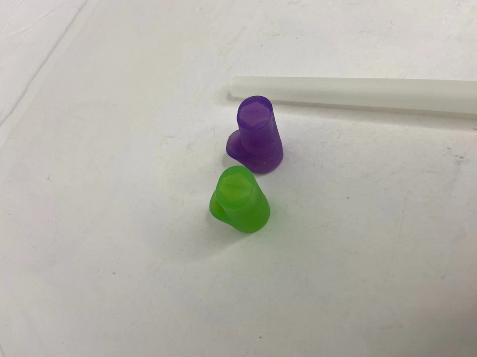 🍌 NUEVO SIN CAJA REPUESTO CAMEL BAK PUNTAS DE PAJITA Y PAJITA TRANSPARENTE VERDE MORADO - K1 Foto 4 de 4