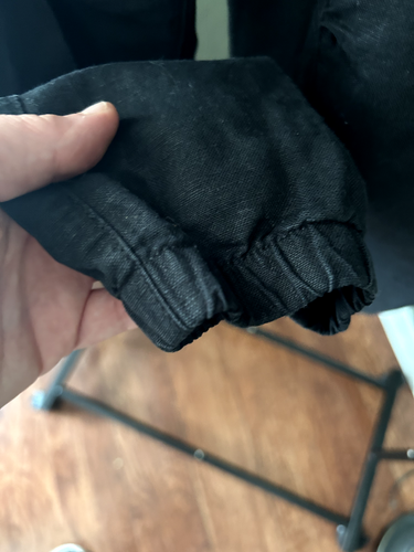 GAP Chino Cargo Jogger Pants Black Womens XXS High Rise Drawstring Pockets - Picture 9 of 9