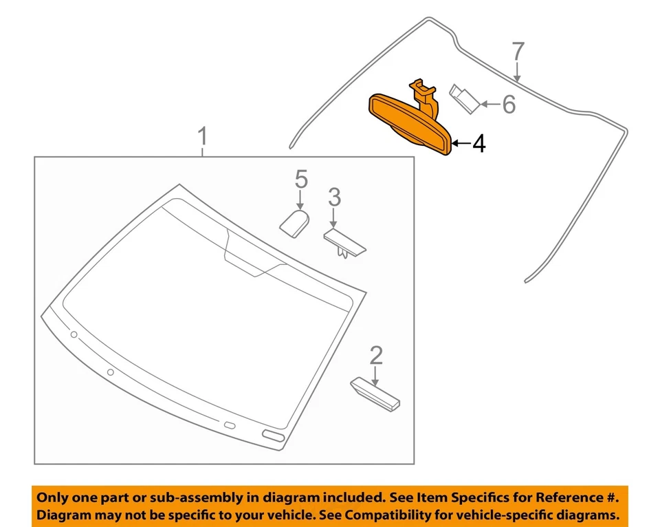Espejo retrovisor interior delantero central usado se adapta a: Kia Cadenza 2015 con d automático Foto 3 de 4