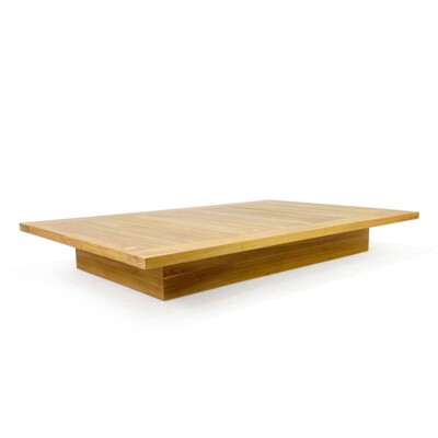 XXL Lounge-/Kaffeetisch Qora studio-THP  A-grade Teakholz 180×115×23 cm
