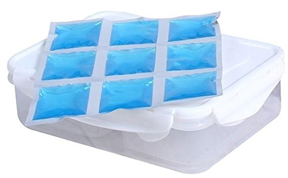 Bolsa refrigeradora portátil caja de almuerzo aislada Nicole Miller 11" - roja exclusiva Foto 3 de 4