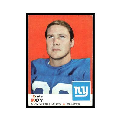 Ernie Koy 1969 Topps #131 New York Giants Football Card VG | eBay