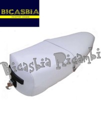 0541 - SELLA SELLONE BIANCO BIANCA FONDO A MOLLE SERRATURA VESPA PX 125 150 200