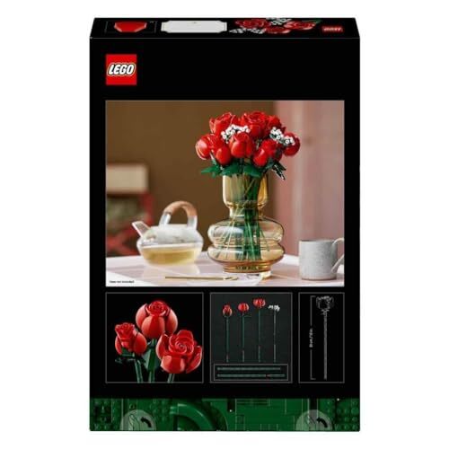 LEGO 10328 Icons Rose Bouquet Artificial Flower Interior Toy | eBay