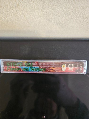 STEVE VAI Passion And Warfare 1990 CASSETTE TAPE EX-DAVID LEE ROTH WHITESNAKE - Picture 5 of 6