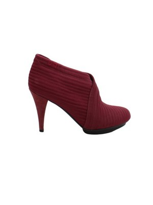 United Nude Damen Stiefel UK 6 Rot Sonstige mit Wildleder Plateau