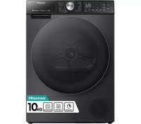 HISENSE 5S Series DH5S102BB WiFi 10 kg Heat Pump Tumble Dryer - Black RRP- £549
