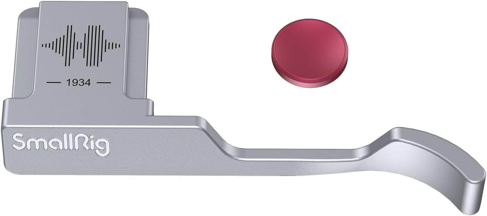 SMALLRIG Thumb Grip with Hot Shoe Cover for FUJIFILM X100VI / X100V (Silver) - 4