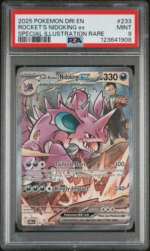 Team Rocket's Nidoking ex graded PSA 9 for sale on eBay