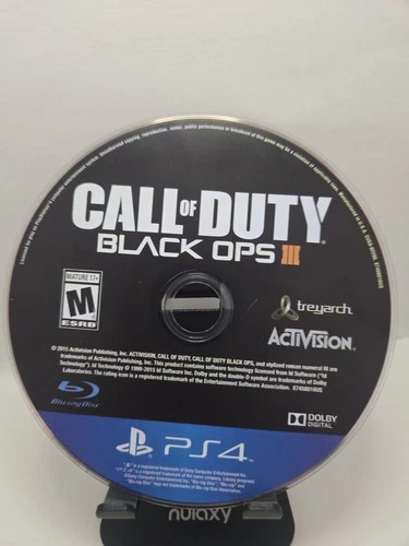 Call of Duty Black Ops 3 III PS4 Disc Only - Tested & Working - Light Scratches