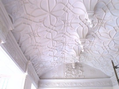 Foto A2 Trerice, Gipsdecke Große Kammer Trevoll Dieses Elizabet um 2014