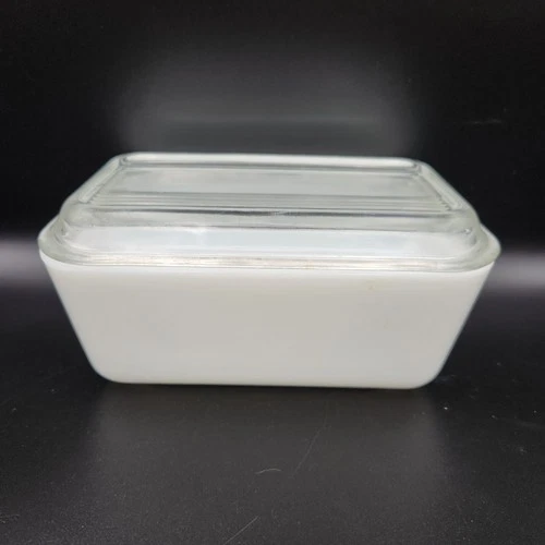 Vintage Pyrex 1.5 Pt Golden Butterfly Refrigerator Dish 502-0 w/ Lid, 1972