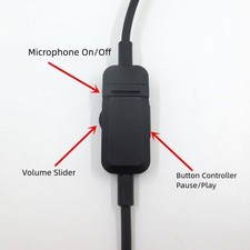 2 45 m Kupferkabel Audiokabel für Beyerdynamic MMX300 schwarze Farbe Kabel – Bild 3