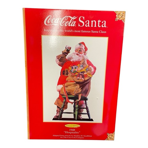 Coca-Cola 1948 Hospitality Classic Edition Volume One Santa Doll - Picture 2 of 3
