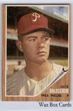 1962 Topps #46 Jack Baldschun VGEX SET BREAK