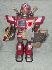 HAP-P-KID ROBOT TOY Happy Kid Robot 15" Tested VOICE  Lights Work Vintage