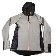 Under Armor Storm Coldgear Loose Fit Full Zip Hooded Jacket Womens S