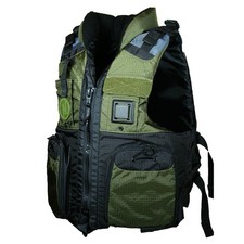 First Watch AV-800 Four Pocket Flotation Vest - OD Green - Large to XL AV-800-G