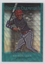 2021 Upper Deck Goodwin Champions Platinum Emerald Wave /10 Bayron Lora #49 7ov